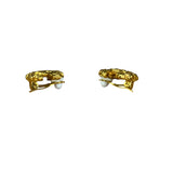 Chanel CC Logo Gold Clip-On Earrings