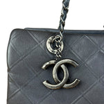 Chanel Navy Edinburgh Chic Chain Tote 2013