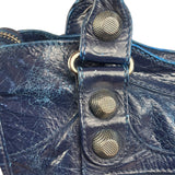 Balenciaga Navy Blue Giant Hardware City Bag