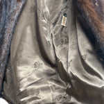 Mowus-M Vintage Brown Mink Fur Coat