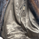Mowus-M Vintage Brown Mink Fur Coat