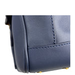 Burberry Navy Blue/Brown Dk88 Medium Two-Way Bag