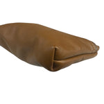 Longchamp Camel Leather Cosmetic Pouch