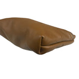 Longchamp Camel Leather Cosmetic Pouch