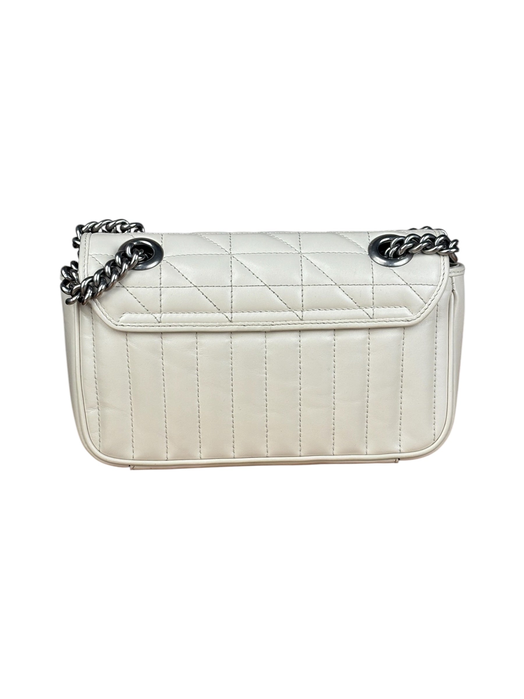 Gucci GG Marmont White Matelasse Bag