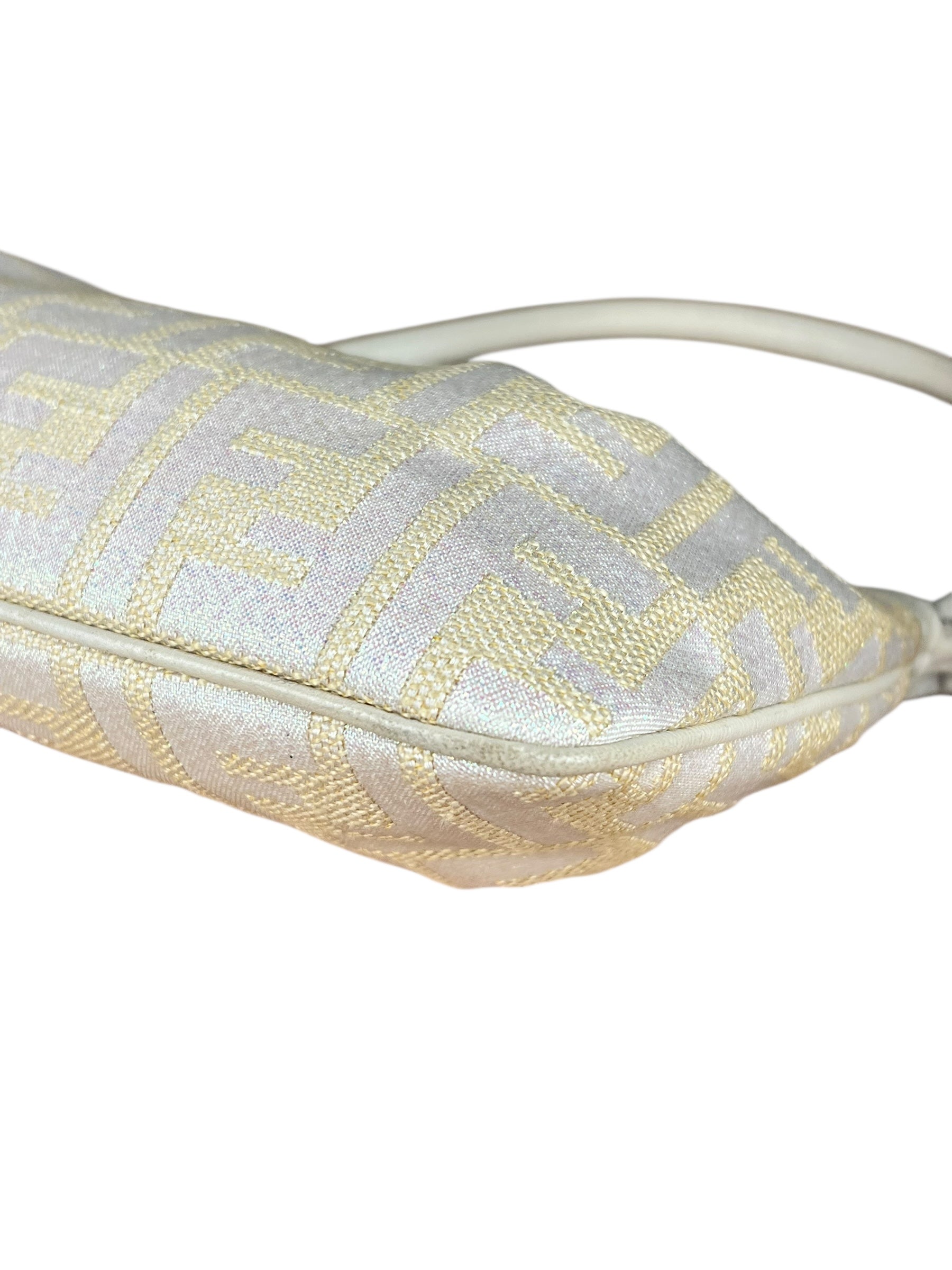 Fendi Sparkle Zucca Pochette Shoulder Bag