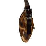 Fendi Pony Hair/Leather Trim Baguette