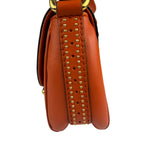 Gucci Orange Leather Snaffle Shoulder Bag