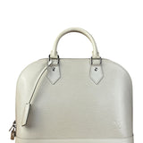 Louis Vuitton White Epi Leather Alma Hand Bag PM
