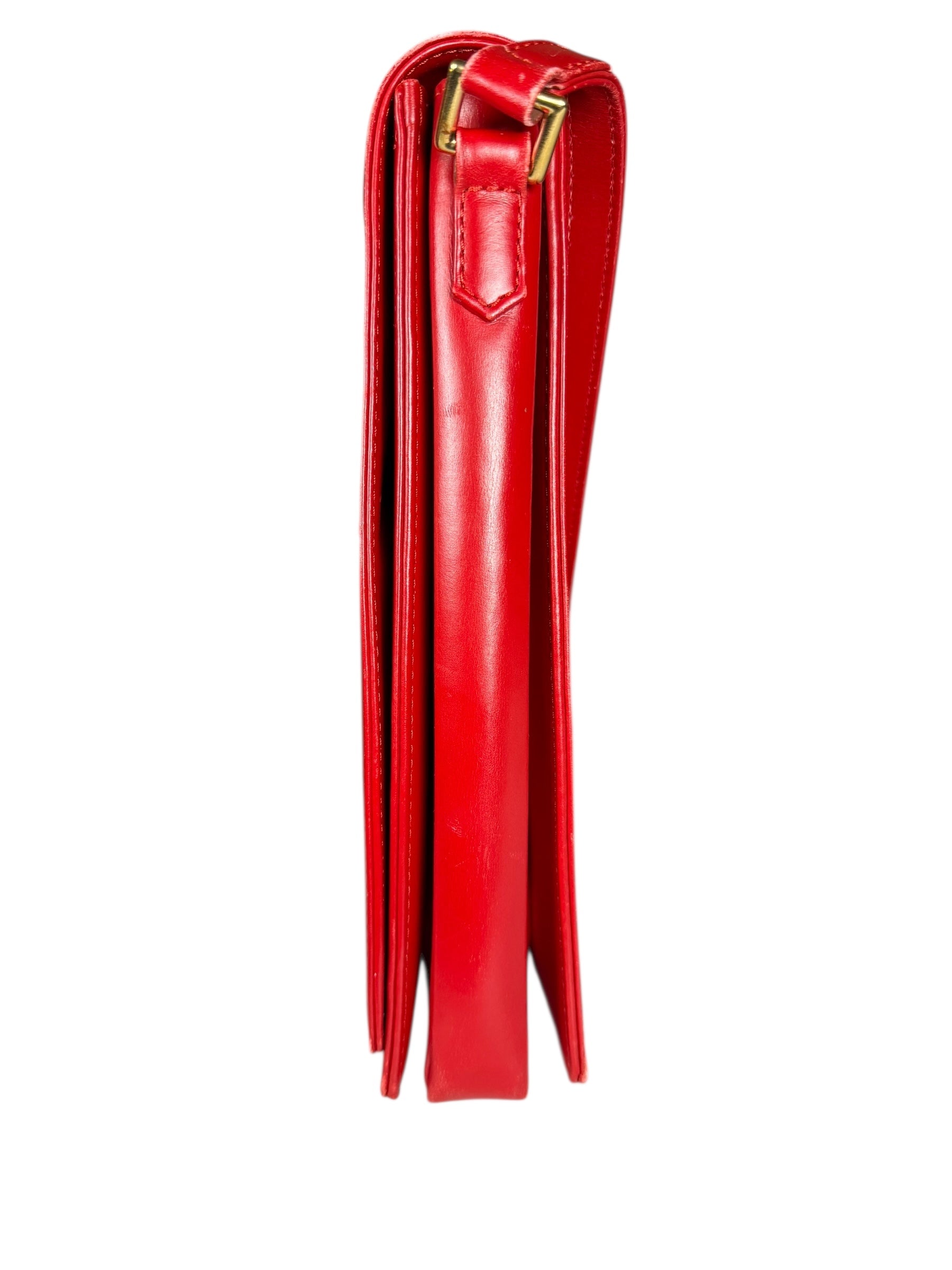 Louis Vuitton Red Epi Opera Delphes Work Bag