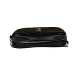Yves Saint Laurent Black Leather Mini Lou Camera Bag