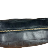 Chanel CC Chocolate Leather Shoulder Bag 2000