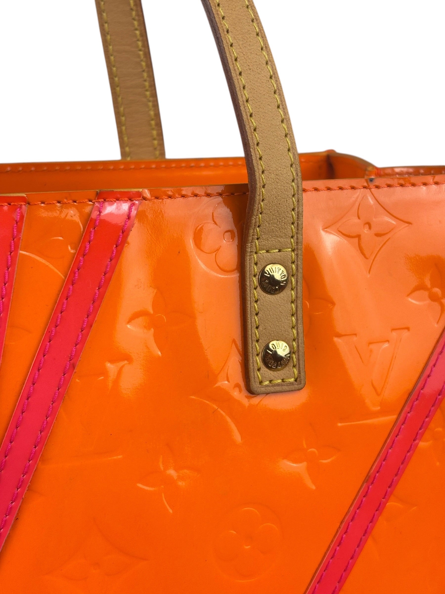 Louis Vuitton x Robert Wilson Monogram Fluo Vernis Reade Tote Bag MM