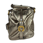 Chloe Metallic Gold Leather Paddington Handbag