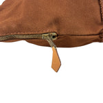 Hermes Vintage Brown Canvas Fourre Tote