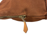 Hermes Vintage Brown Canvas Fourre Tote