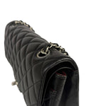 Chanel Black Quilted Leather Classic Medium Double Flap Bag 2017