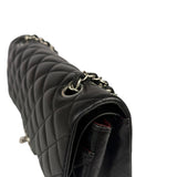 Chanel Black Quilted Leather Classic Medium Double Flap Bag 2017