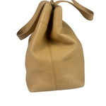 Chanel Turnlock CC Tan Leather Tote 2002