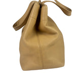 Chanel Turnlock CC Tan Leather Tote 2002