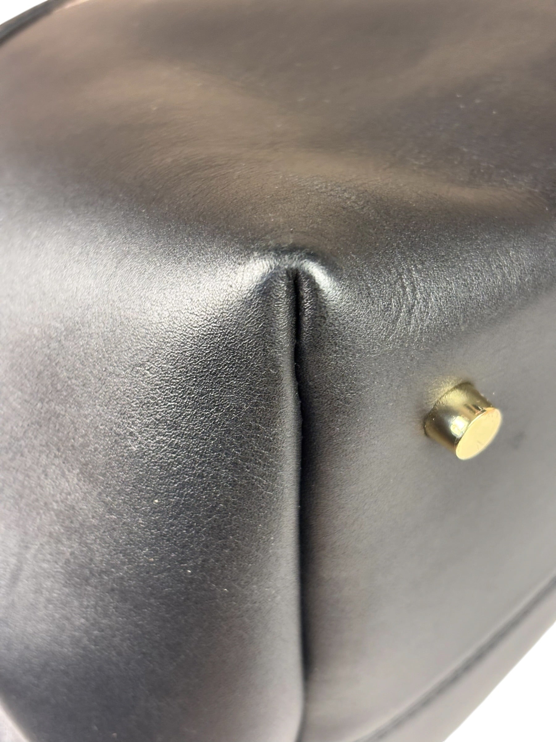 Manu Atelier Black Leather Le Cambon 35 Tote