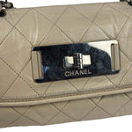 Chanel Light Grey Quilted Mademoiselle Chain Flap Bag 2008