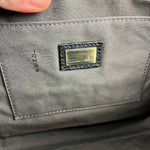 Fendi Black Patent Buckle Leather Shoulder Bag