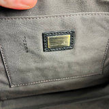 Fendi Black Patent Buckle Leather Shoulder Bag