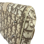 Christian Dior Vintage Monogram Flower Frame Satchel Hand Bag