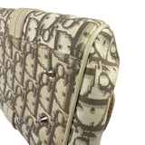 Christian Dior Vintage Monogram Flower Frame Satchel Hand Bag