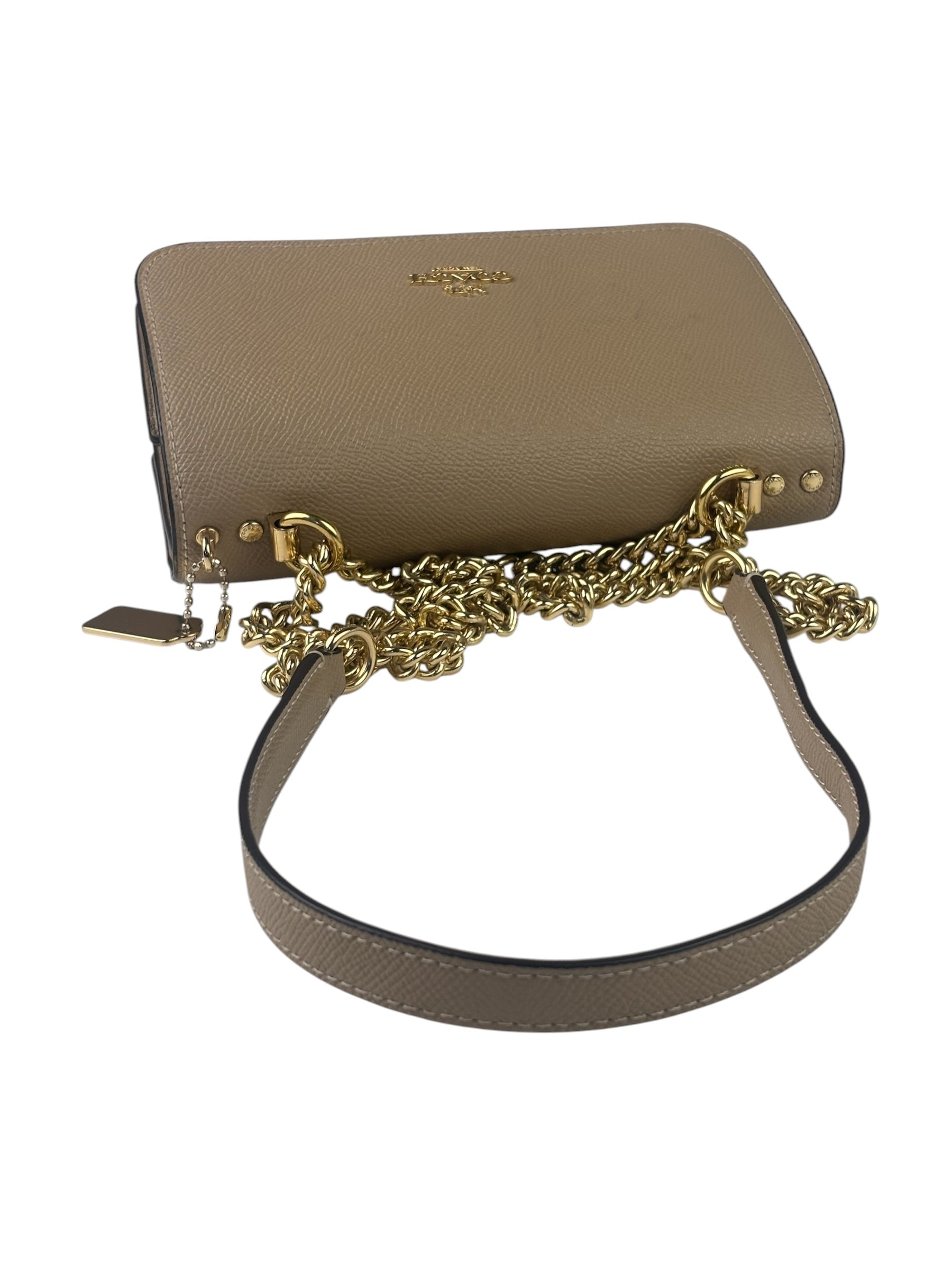 Coach Beige Leather Klare Crossbody Bag