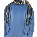 Miu Miu Blue Leather Chain Camera 2Way Shoulder Bag