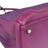Hermes Kelly 35 Purple Ghillies Swift Togo Leather Handbag 2015