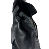 Saint Laurent Vintage Black Leather Top Handle Bag
