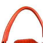 Bottega Veneta Sunset Orange Intrecciato Leather Hobo Tote