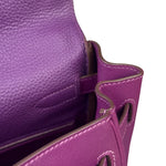 Hermes Kelly 35 Purple Ghillies Swift Togo Leather Handbag 2015