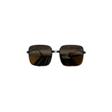 Fendi Baguette Square Metal Frame Sunglasses
