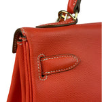 Hermes Coral-Red Epson Casaque Togo Kelly 32
