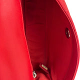 Chanel Red Quilted Leather Shoulder Bag 2016