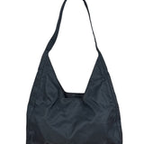 Prada Vintage Black Nylon Hobo Shoulder Bag