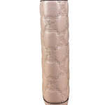 Gucci Light Pink Leather GG Matelasse Chain Wallet