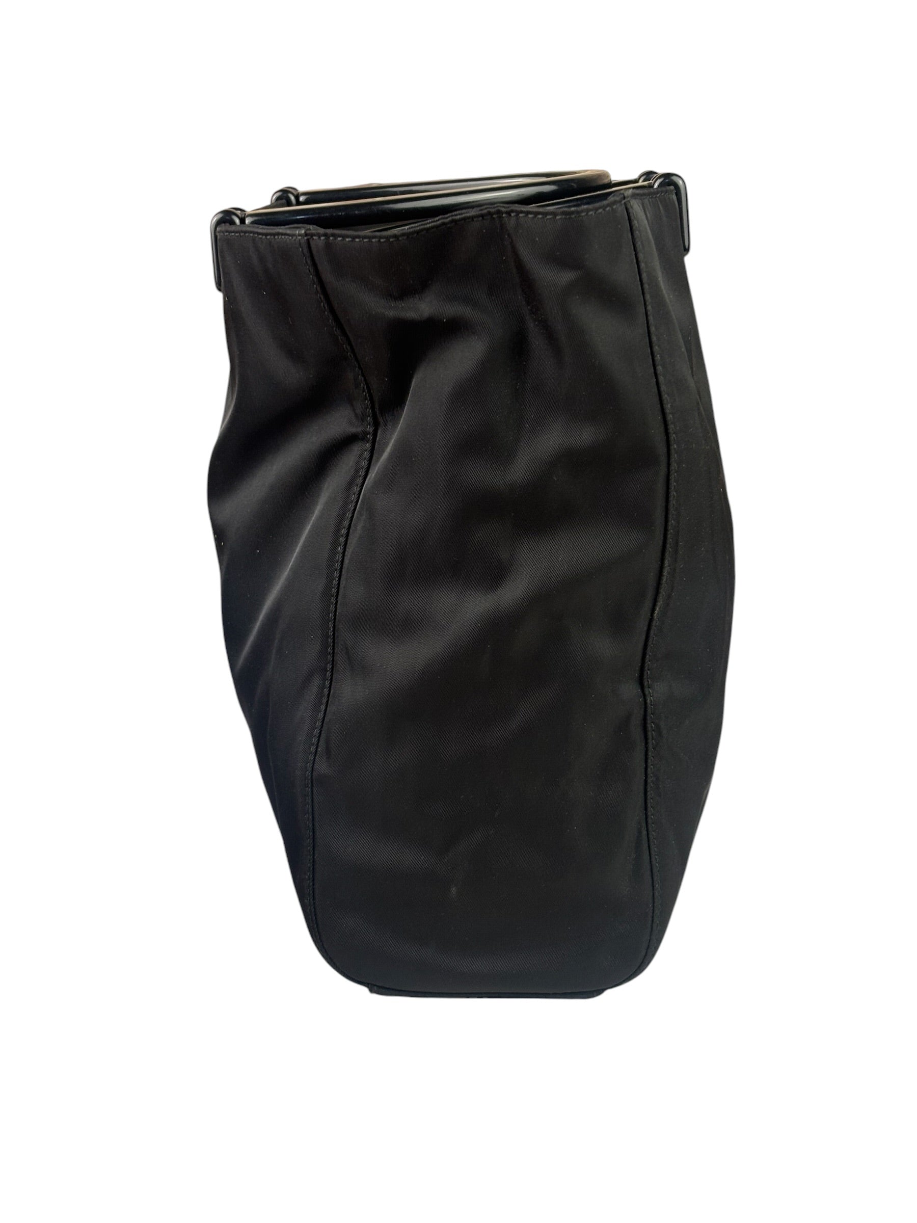 Prada Vintage Black Tessuto Nylon Tote