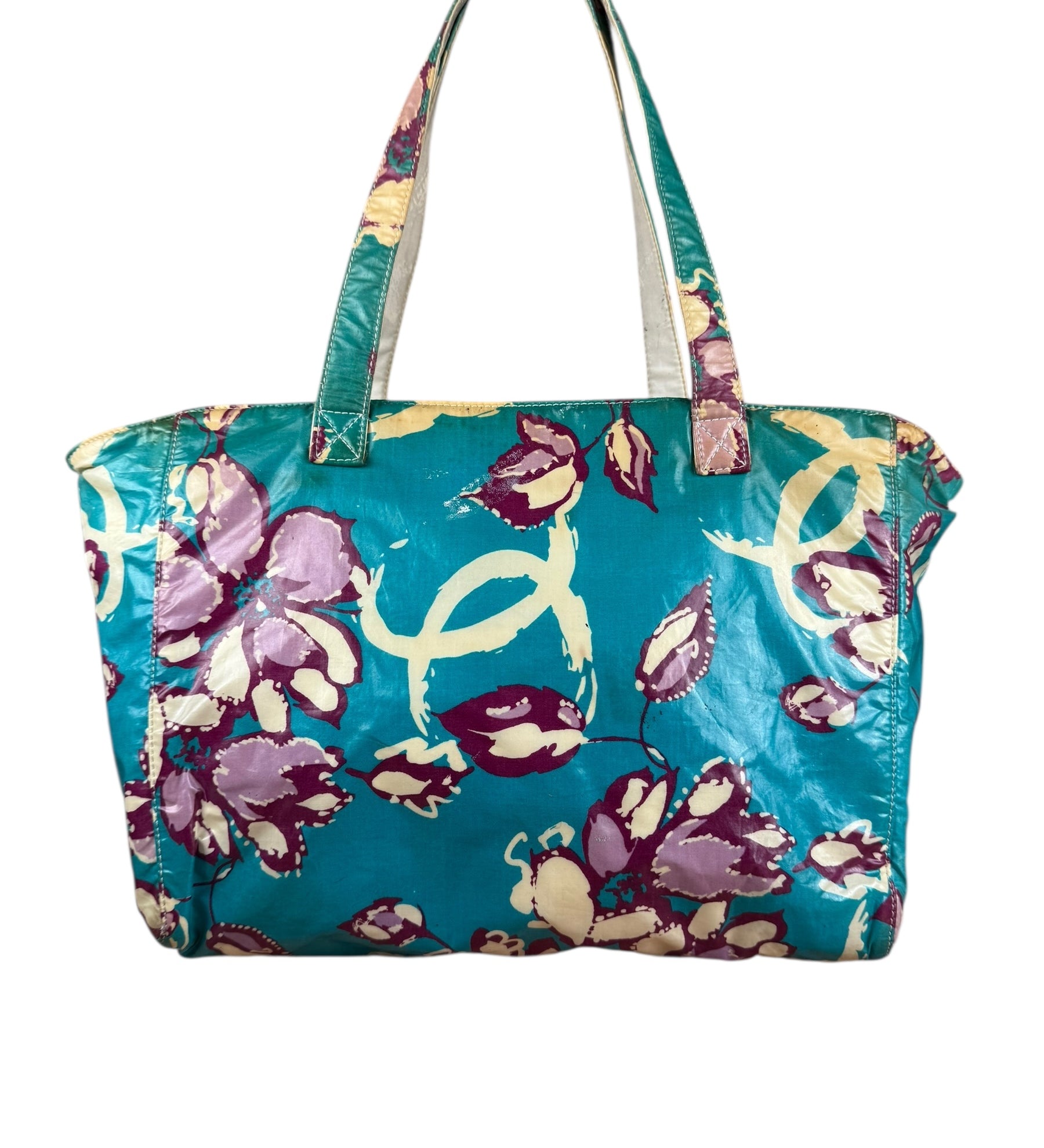Chanel Vintage Floral Shopper Tote 2000-2002