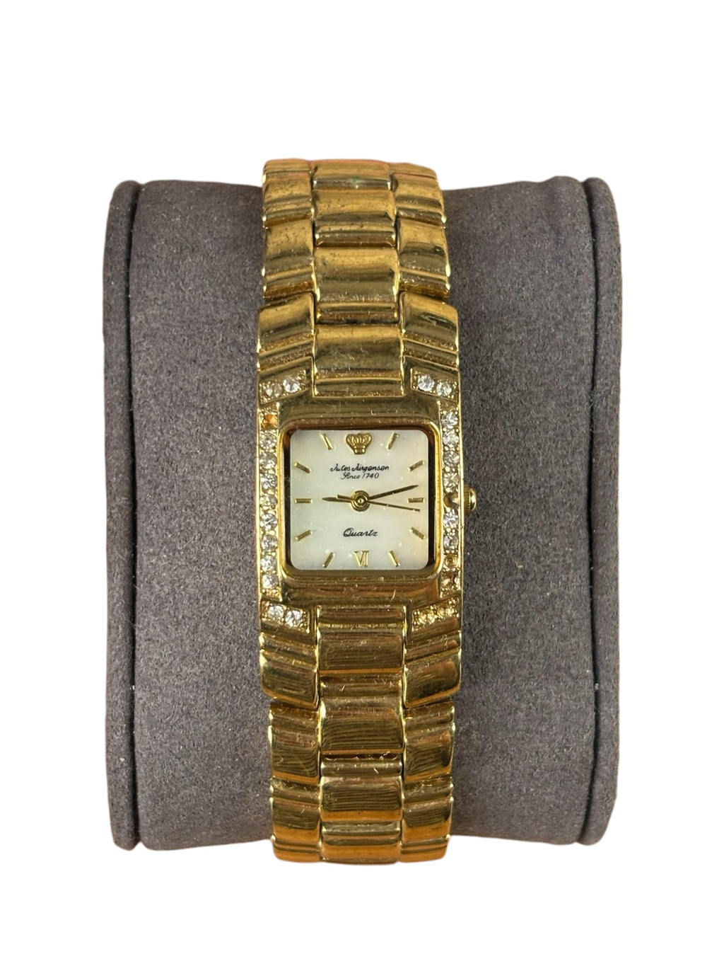 Jules Jurgensen Gold Plate Mother Of Pearl Dial