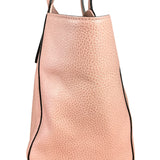 Gucci Pebbled Leather Swing Tote Pink