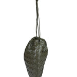 Bottega Veneta Olive Green Intrecciato Dustbag Pouch