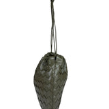 Bottega Veneta Olive Green Intrecciato Dustbag Pouch
