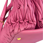 Miu Miu Pink Nappa Leather 2Way Tote Bag