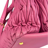 Miu Miu Pink Nappa Leather 2Way Tote Bag