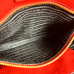 Prada Red Saffiano Leather 2Way Tote